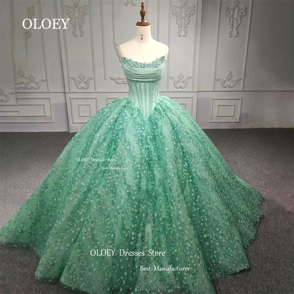 Великолепное блестящее зеленое платье oloey 15 17 для девушек