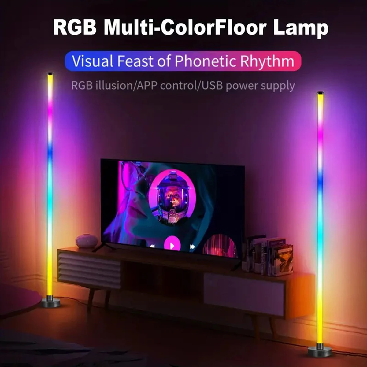 Интеллектуальный торшер rgb управление - Фотография_3