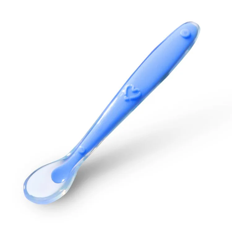 Hot sale baby soft silicone spoon - Фотография_5