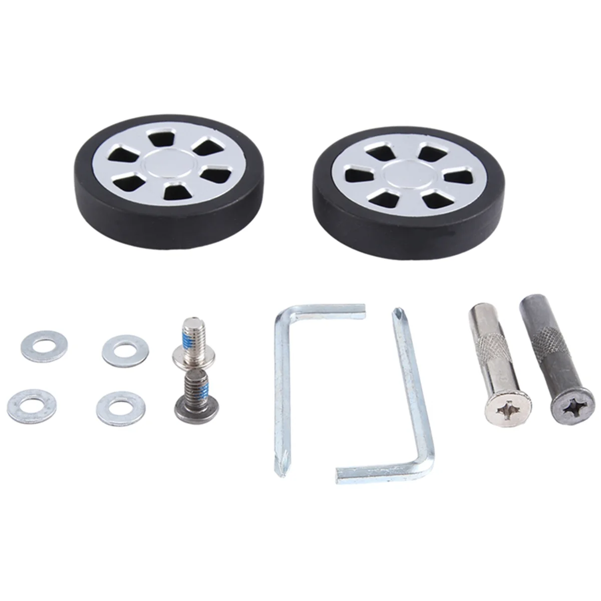 Abqr 55x12 мм, набор из 2 сменных колес для чемодана с колесами для багажа - Фотография_4