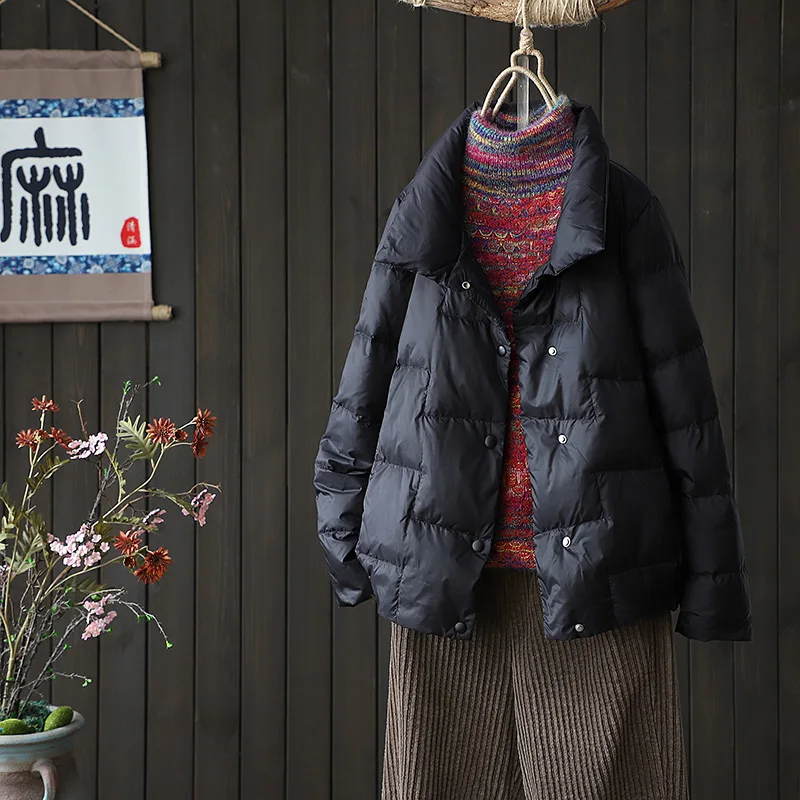 Schinteon женский легкий пуховик - Фотография_4