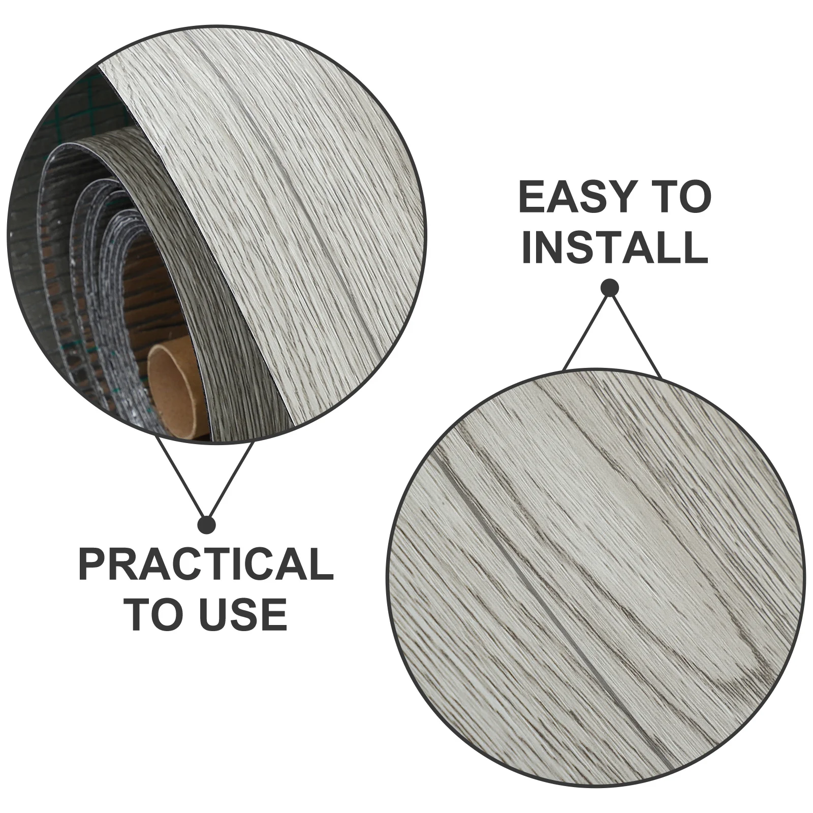 1 рулон пвх самоклеящаяся напольная толстая напольная наклейка для кухни - Фотография_2