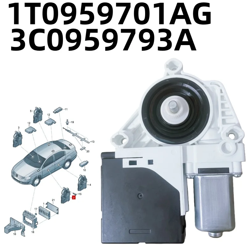 New-vw мотор стеклоподъемника passat - Фотография_3