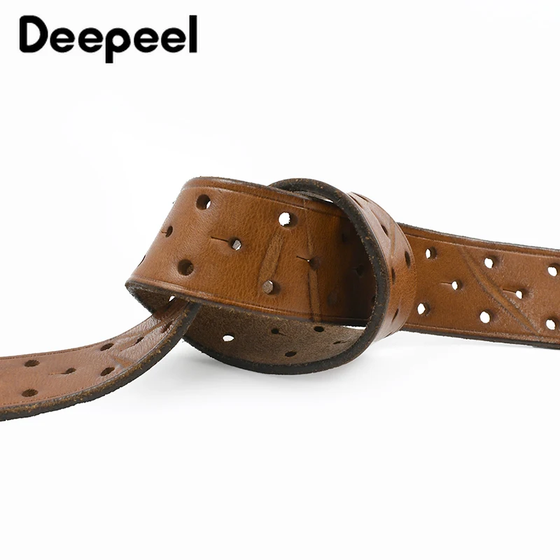 Deepeel mens belts genuine leather - Фотография_5