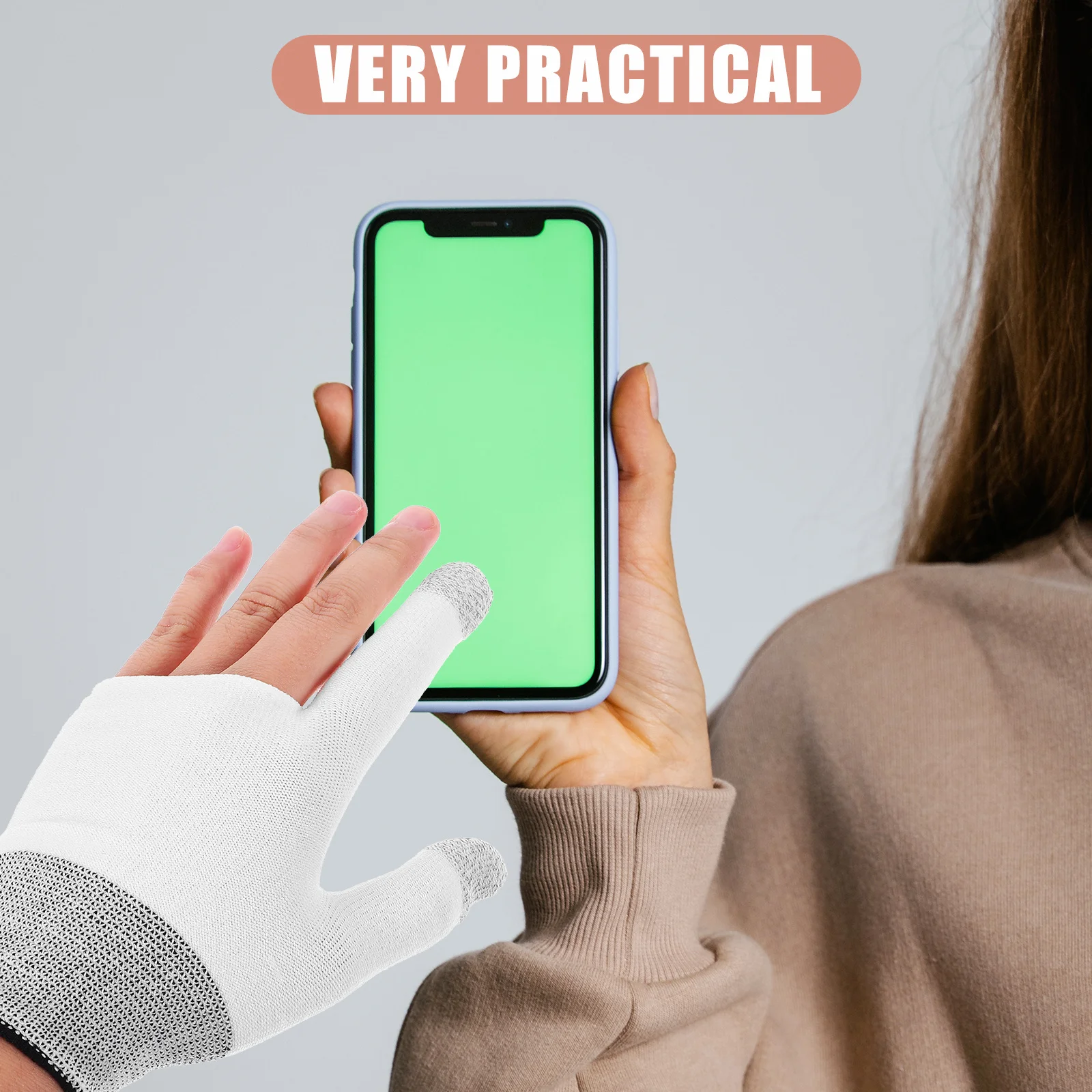 1 пара мобильных игровых перчаток