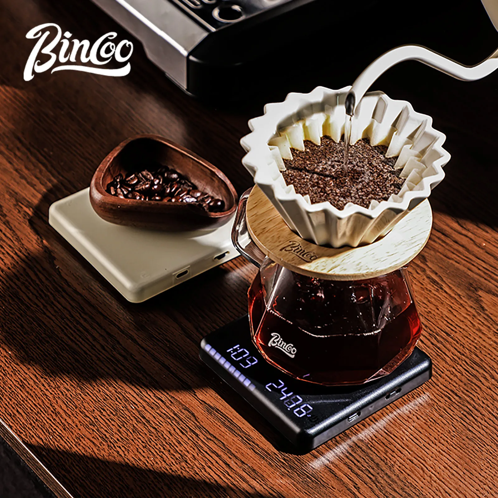 Электронные весы для кофе bincoo