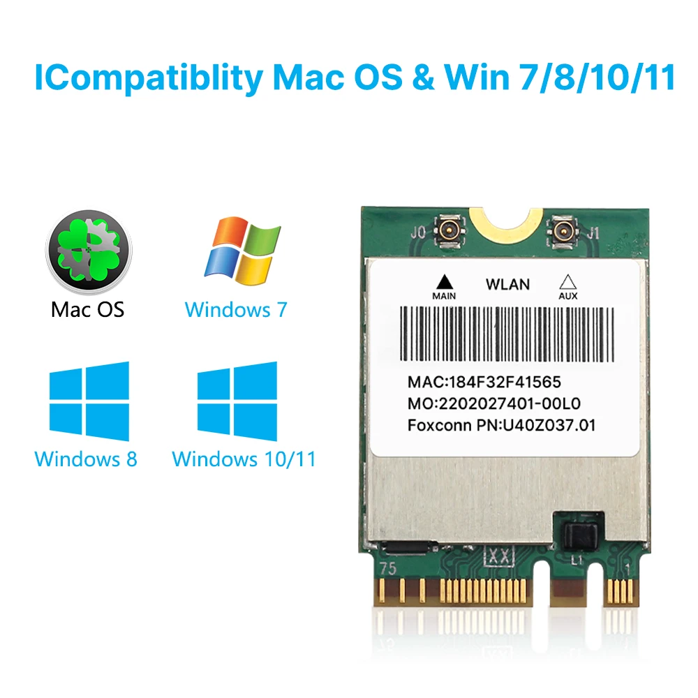 Bcm94352z wi-fi сетевая карта bluetooth 4 - Фотография_2