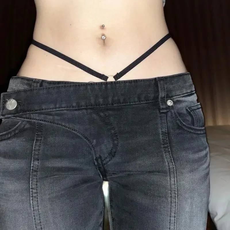 Karrram винтажные потертые джинсы - Фотография_3