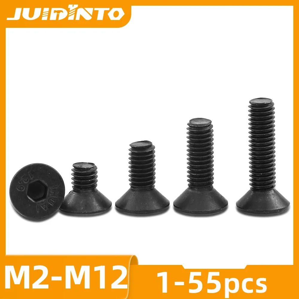 Винт с плоской головкой и шестигранной головкой m2 m2.5 m3 m4 m5 m6 m8 12