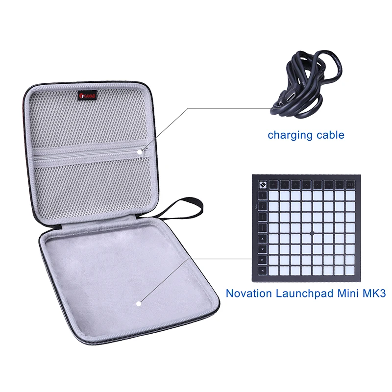 Жесткий чехол xanad eva для novation launchpad mini mk3 - Фотография_3