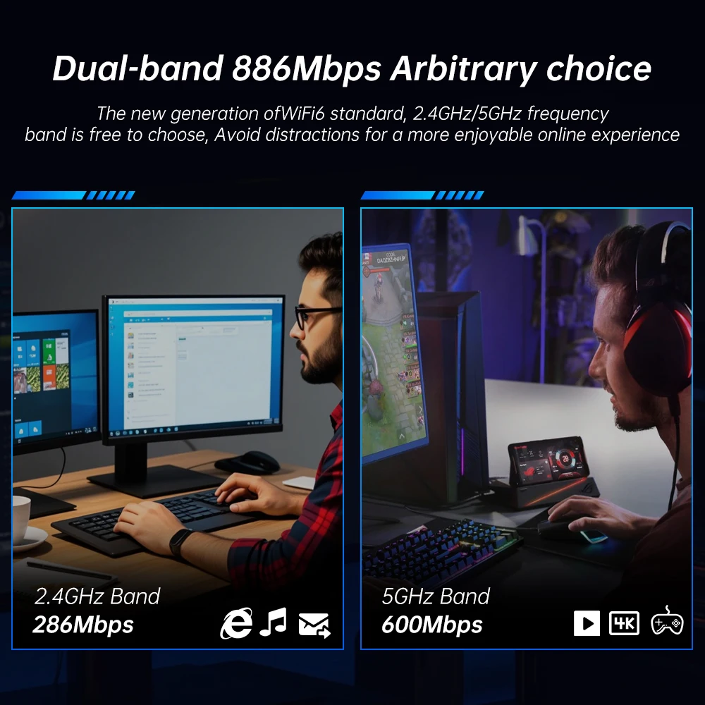 Двухдиапазонный беспроводной адаптер fenvi wifi 6 ax900 bluetooth 5 - Фотография_2