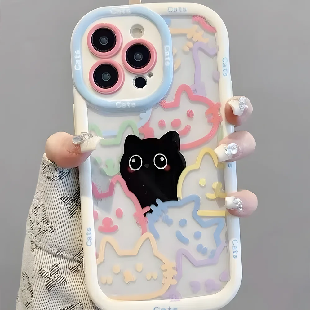 Чехол для телефона cut cat aninal - Фотография_6