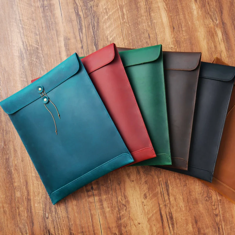 Oem odm винтажная кожаная сумка-портфель - Фотография_6