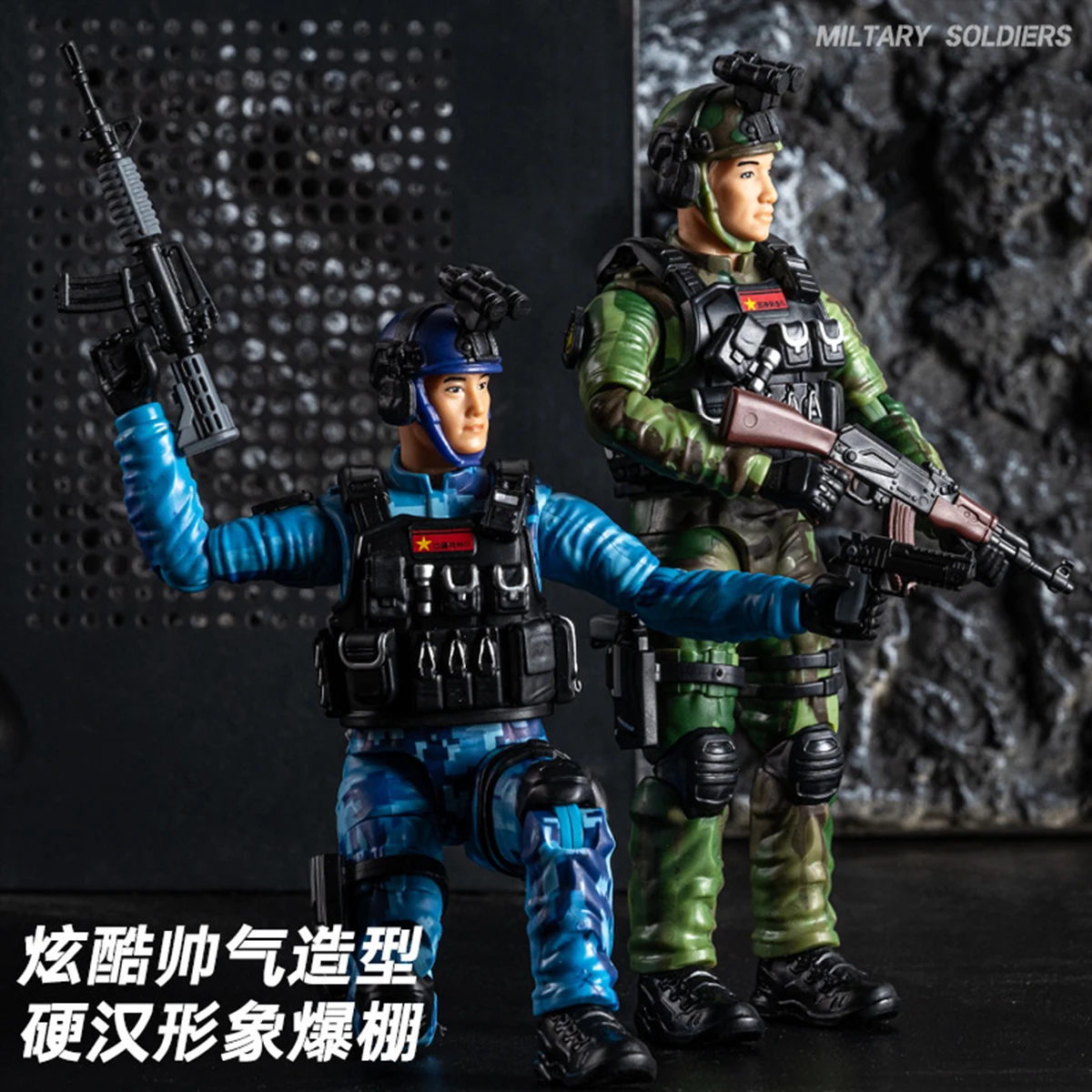 Новинка 1:9, подвижные тактические куклы - Фотография_4
