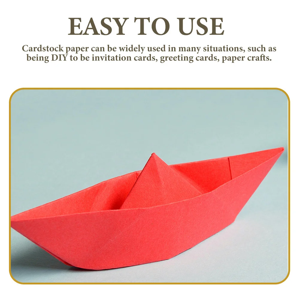 100 листов цветной картонной бумаги для рукоделия