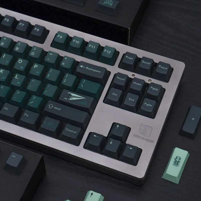 Gmk terror below большой набор колпачков из пбт dye-sub cherry profile - Фотография_4