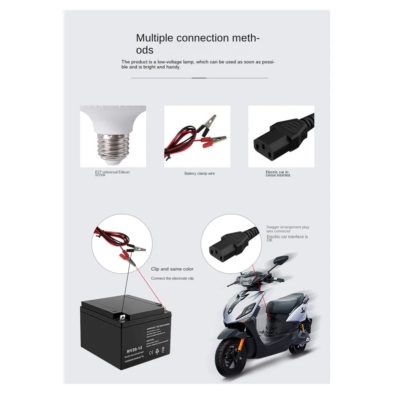 Лампочка led dc 12v 12v - 85v 3w 5w 9w 12w 15w 18w с 1 - Фотография_3
