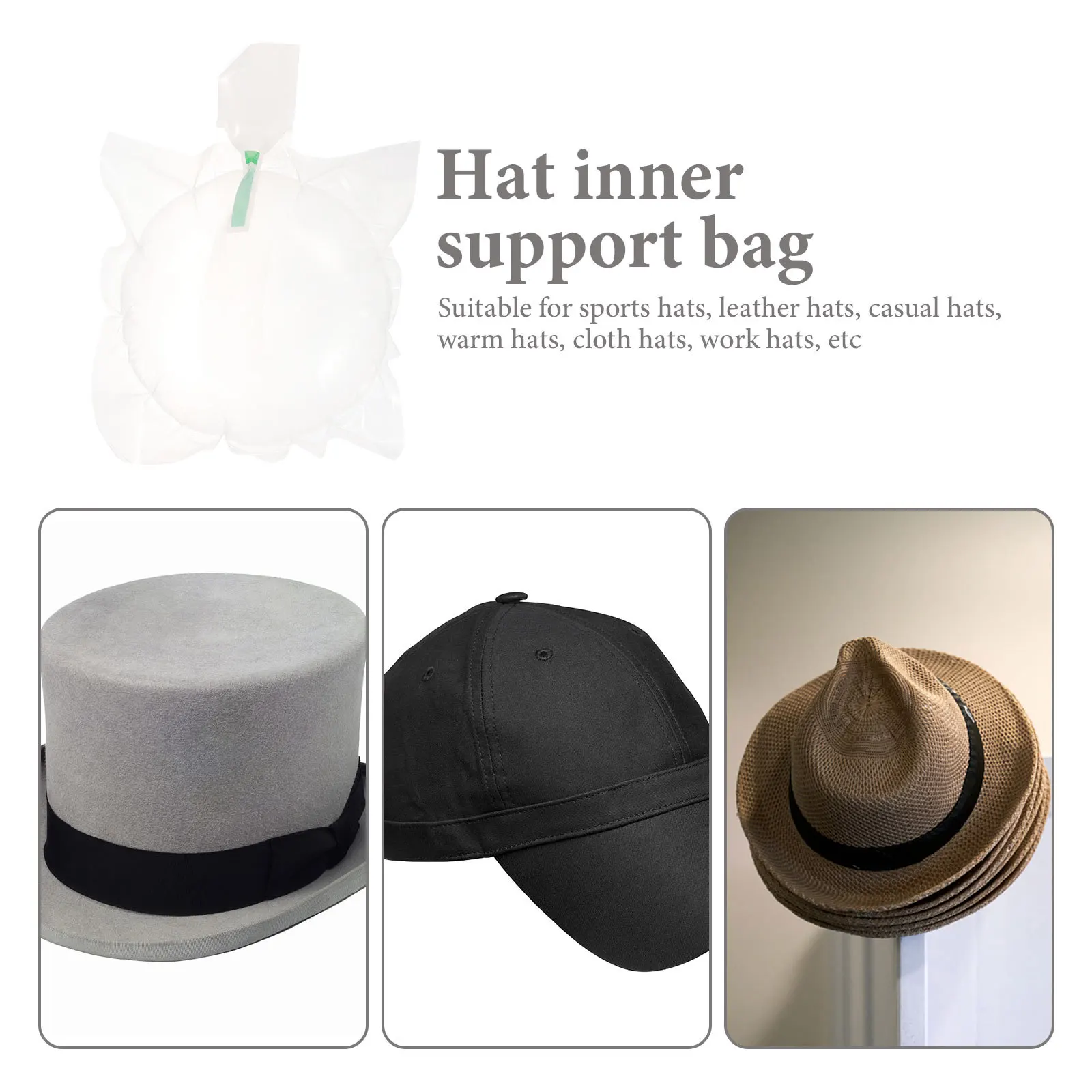 Надувная шапка поддерживает спортивные - Фотография_2