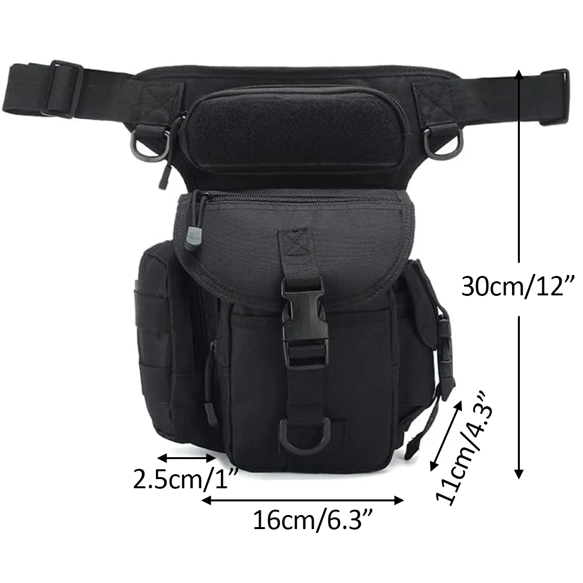 Тактическая нейлоновая сумка на пояс для пеших прогулок - Фотография_4