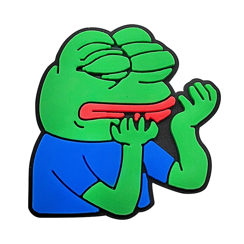 Сумная лягушка, подвески для обуви - Фотография_5