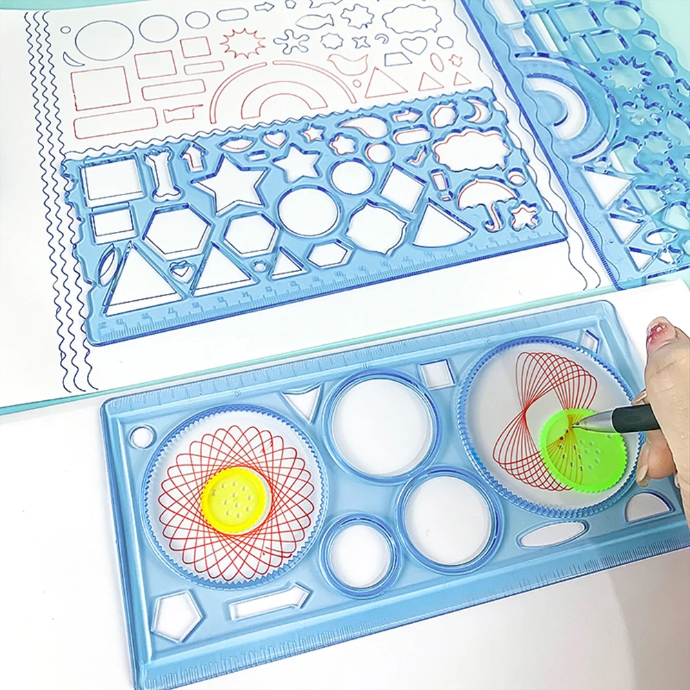 Набор линеек для рисования спирографа - Фотография_3