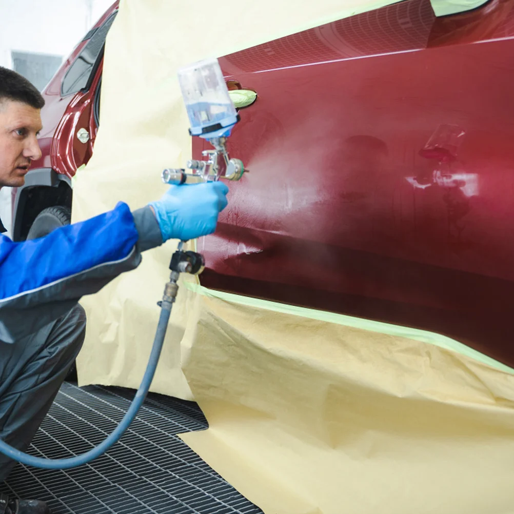 1, маскировочный рулон для покраски крафт-коричневой бумаги - Фотография_3