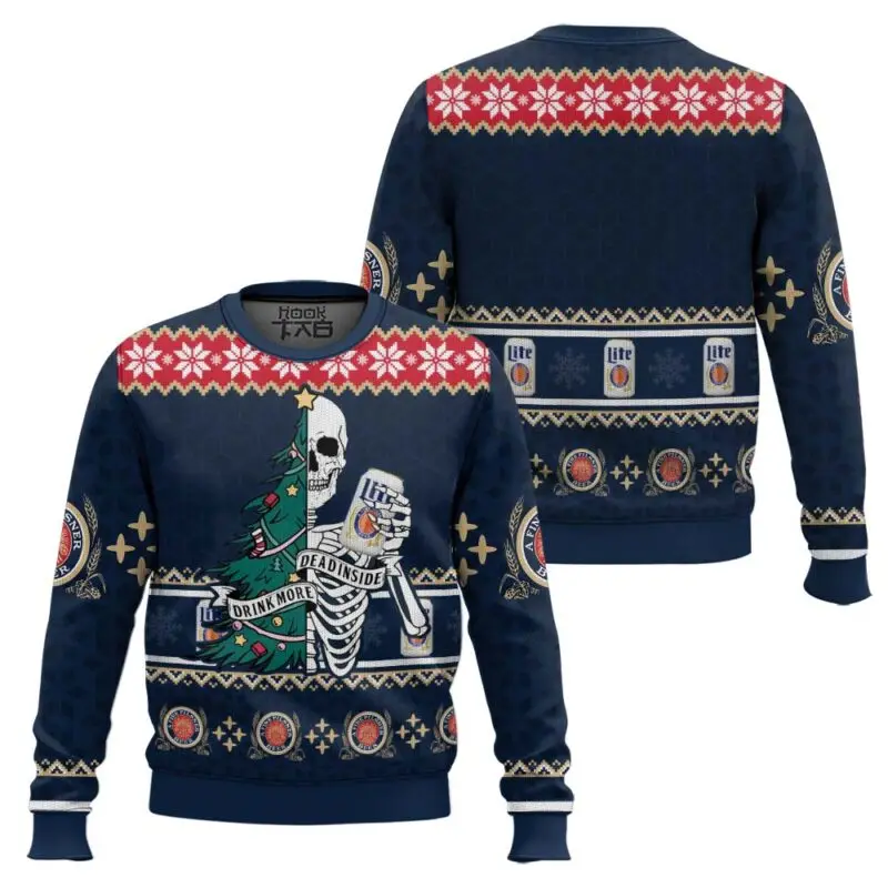 Men round neck christmas ugly sweater - Фотография_6
