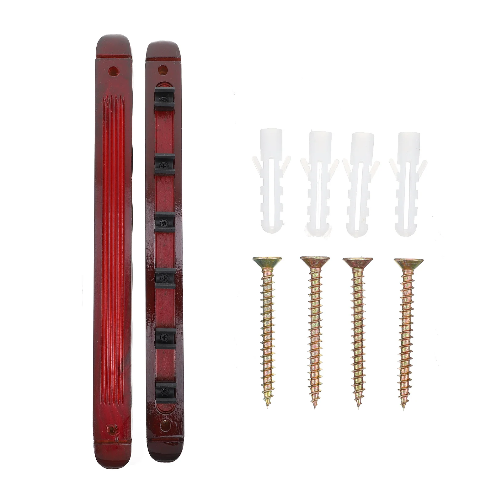 1 комплект, настенная деревянная стойка для кия с шестью отверстиями - Фотография_6