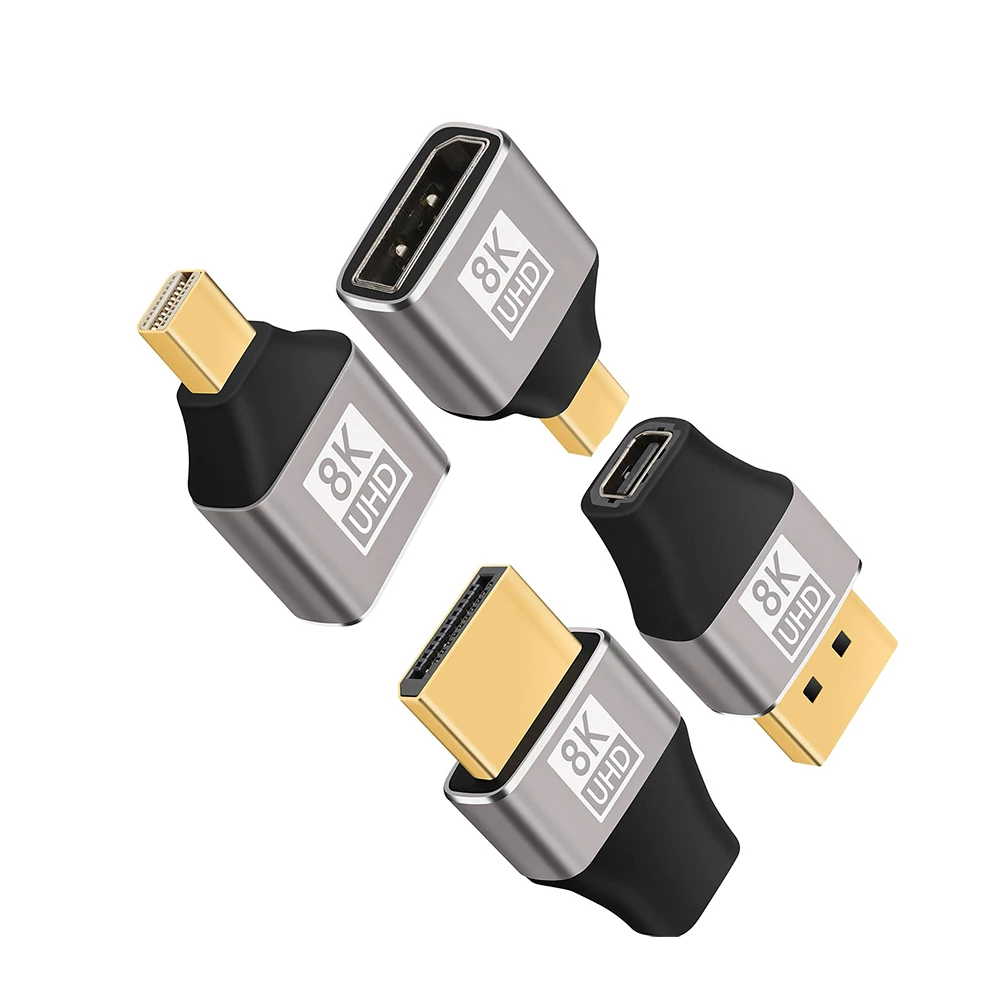 Адаптер mini displayport-displayport 8k60hz dp2