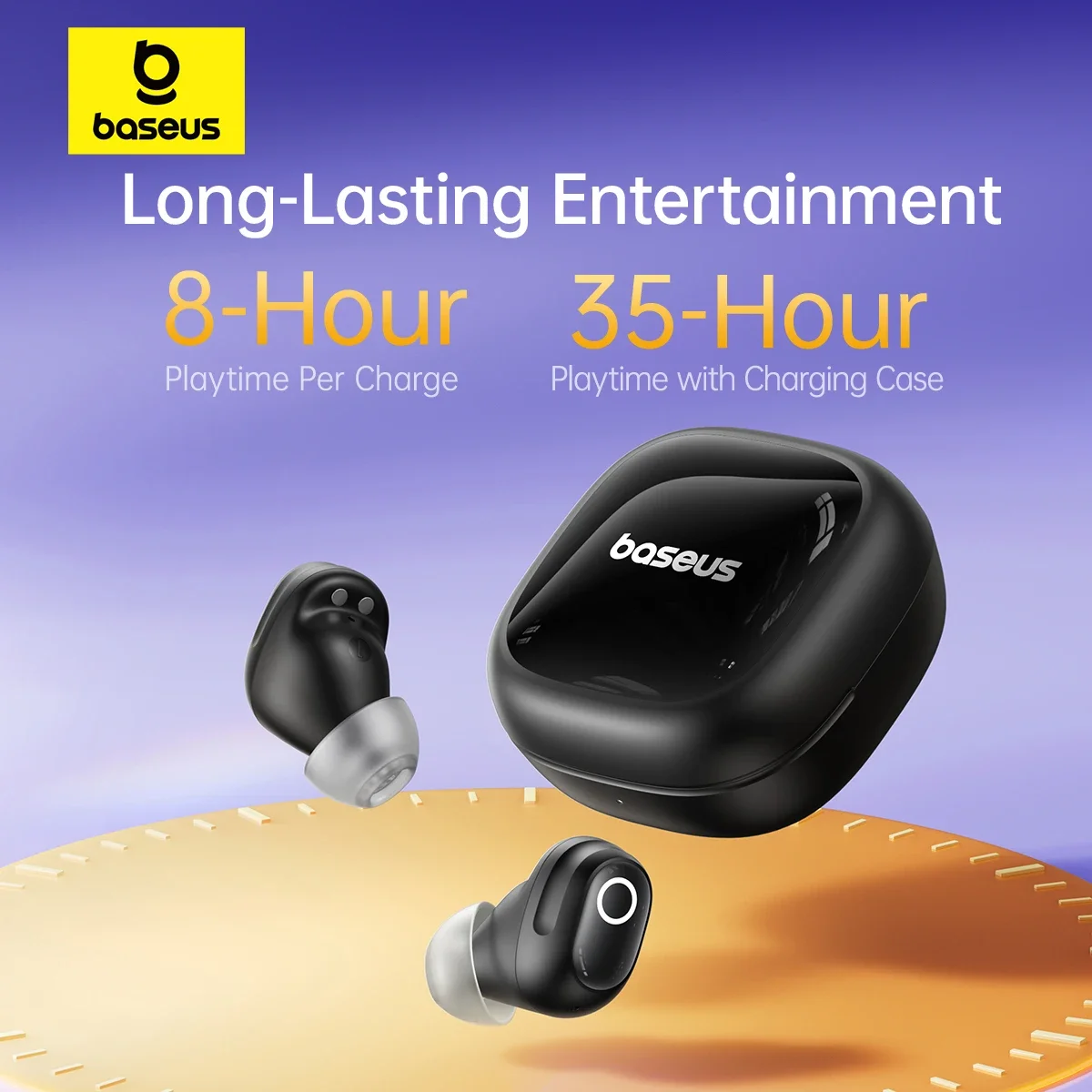 Беспроводные наушники baseus bass bd1 bluetooth 5 - Фотография_5