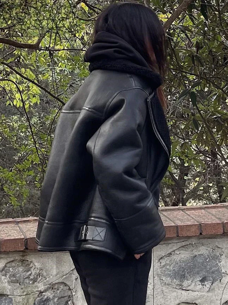 Осень-зима женская теплая черная - Фотография_4