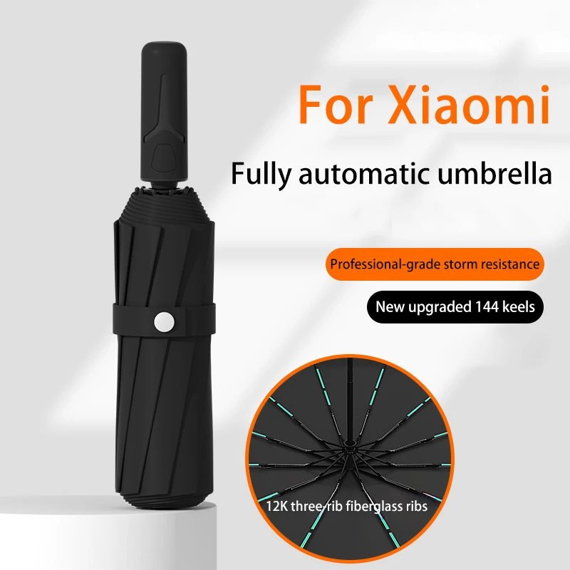 Xiaomi 144, складной зонт с костями - Фотография_2