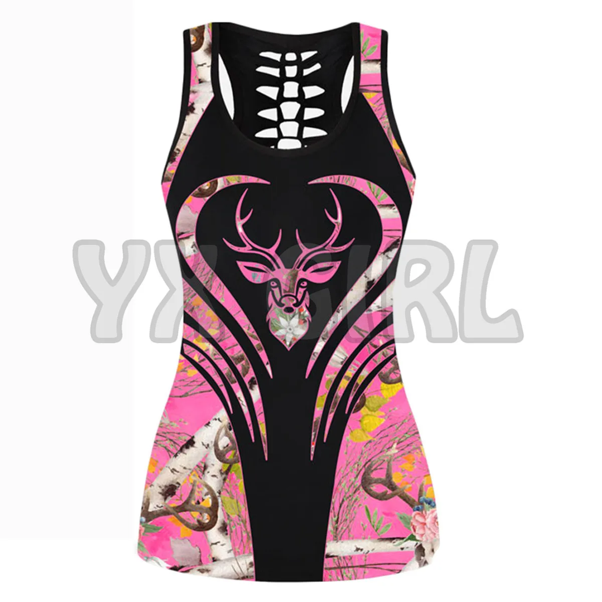 Комбинированная майка и леггинсы - Фотография_3