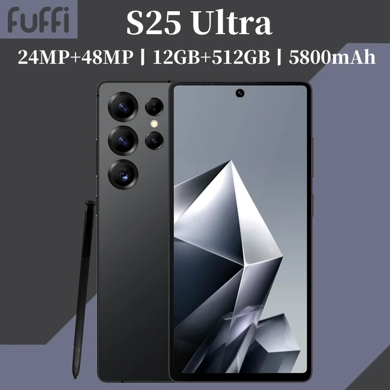 Смартфон global vision s25 ultra 5g android 12 8 гб озу 512 гб пзу 6