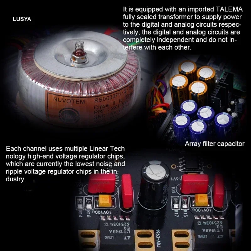 Dlhifi dc300 двухъядерный es9038pro es9039pro bluetooth 5 - Фотография_3