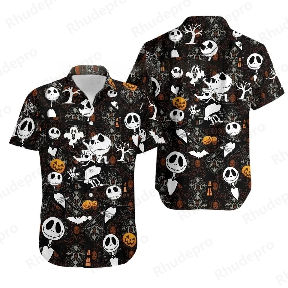Гавайская рубашка disney jack skellington «кошмар перед рождеством»
