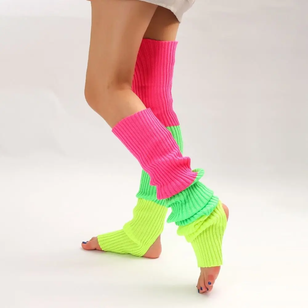 Нежные вязаные шерстяные вязаные гетры - Фотография_3