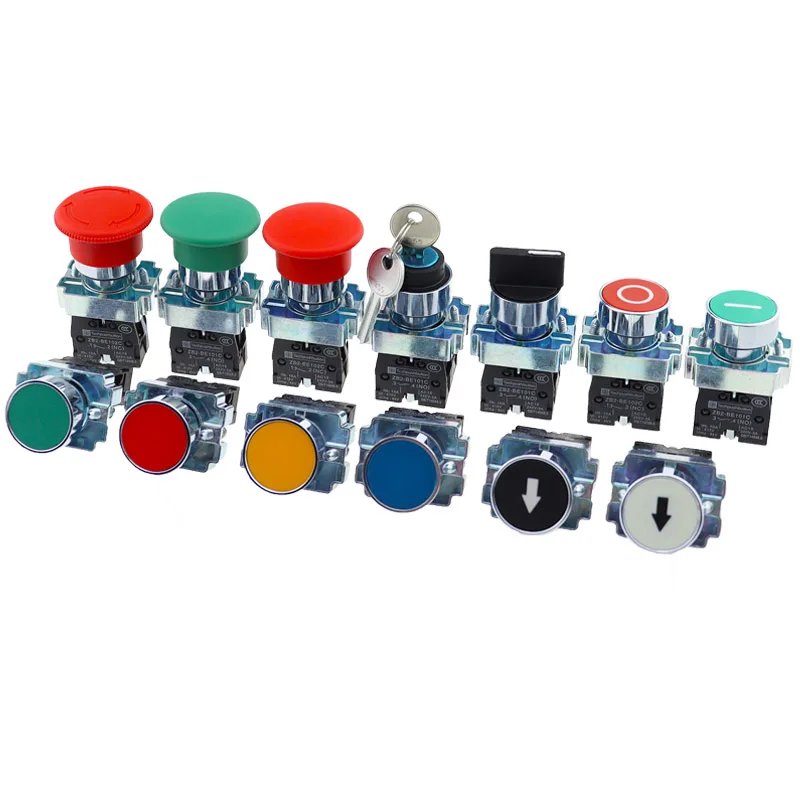 Кнопочный переключатель с самовозвратом xb2 - Фотография_4