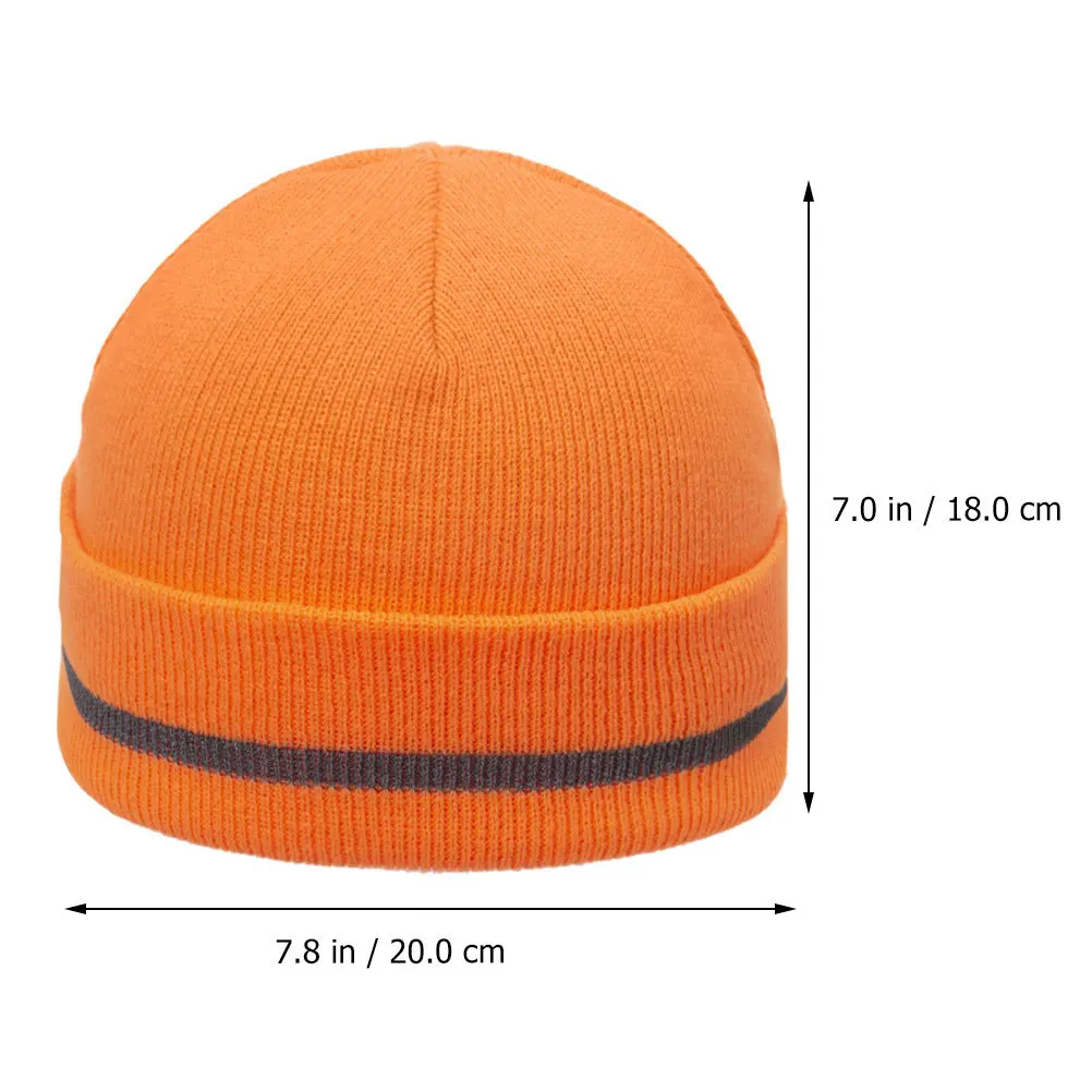 Светоотражающая вязаная шапка-бини - Фотография_4