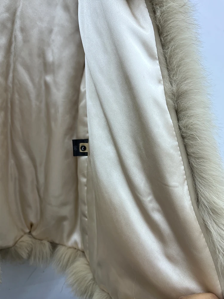 Зимняя теплая куртка из лисьего меха - Фотография_6