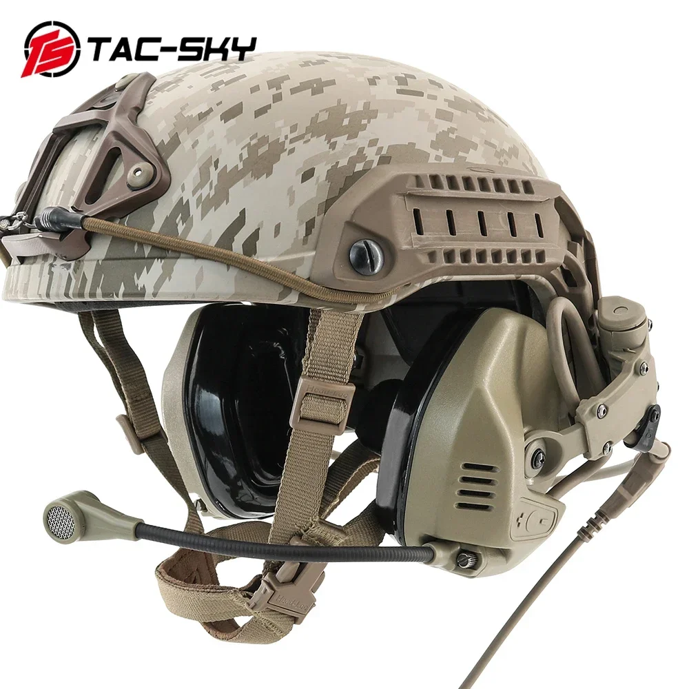 Ts tac-sky тактическая гарнитура - Фотография_5