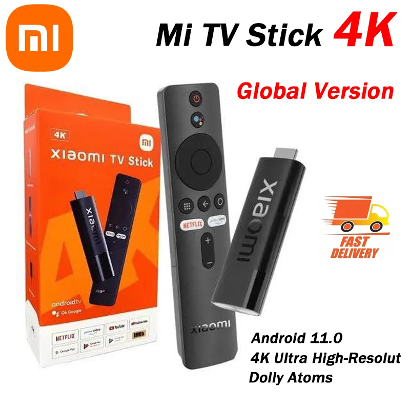 Глобальная версия xiaomi mi tv stick 4k android 11