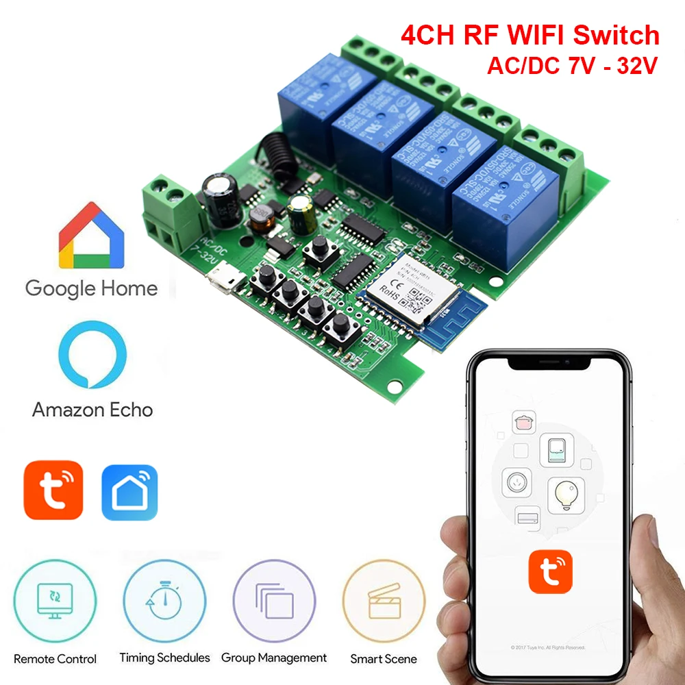 Wifi tuya smart garage gate электрические - Фотография_2