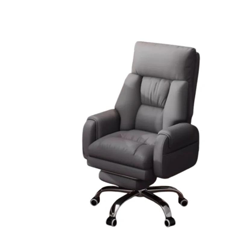 Кожаное вращающееся офисное кресло - Фотография_6