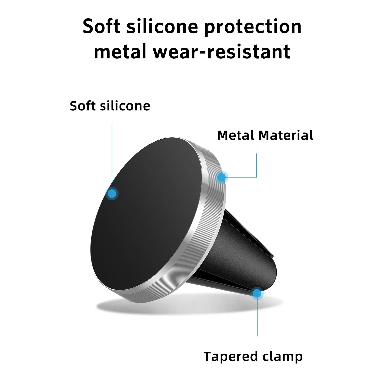 Автомобильный магнитный держатель для телефона на вентиляционное отверстие - Фотография_5