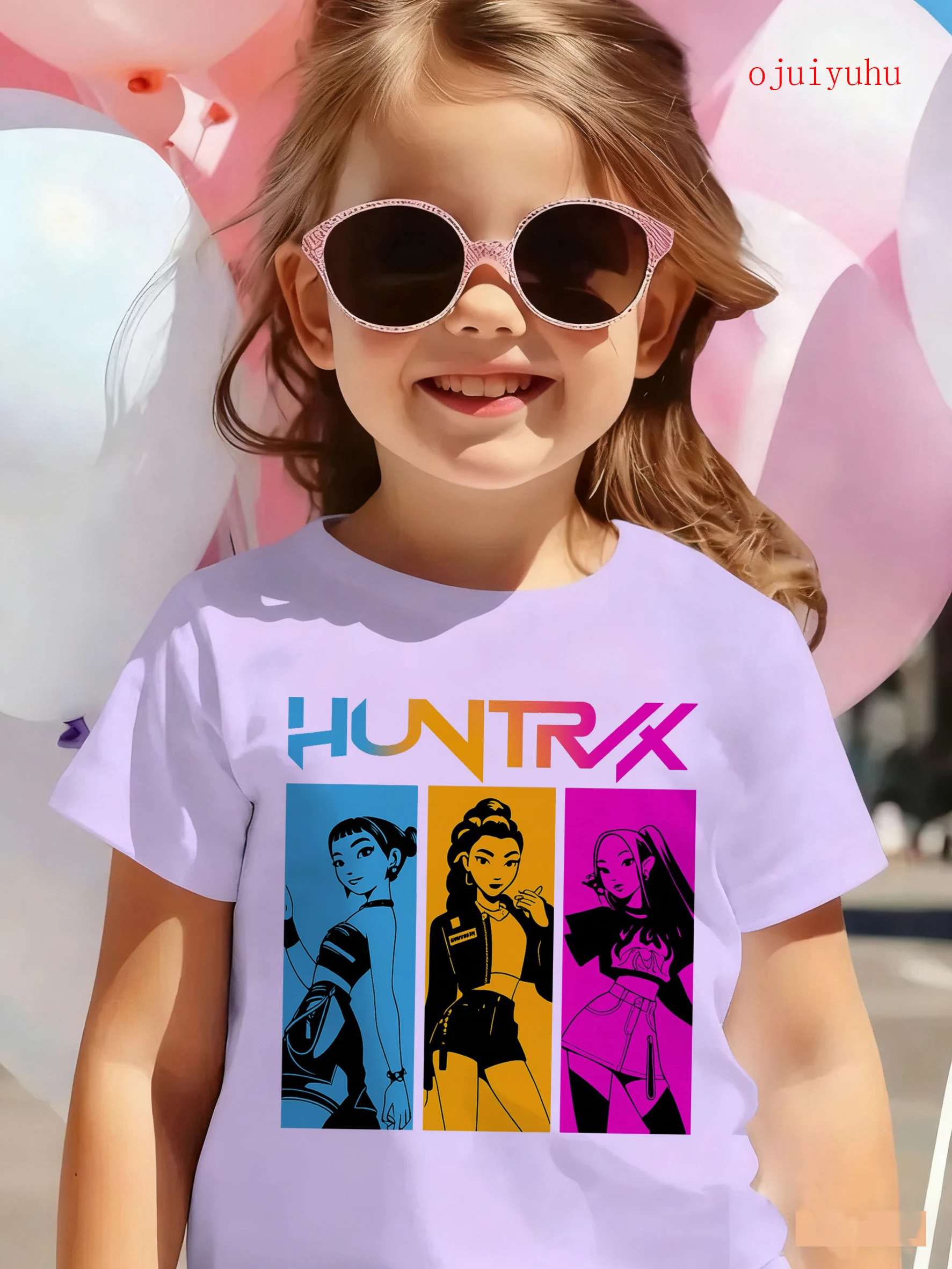 Детская футболка с забавным фильмом kpop demon hunters - Фотография_6