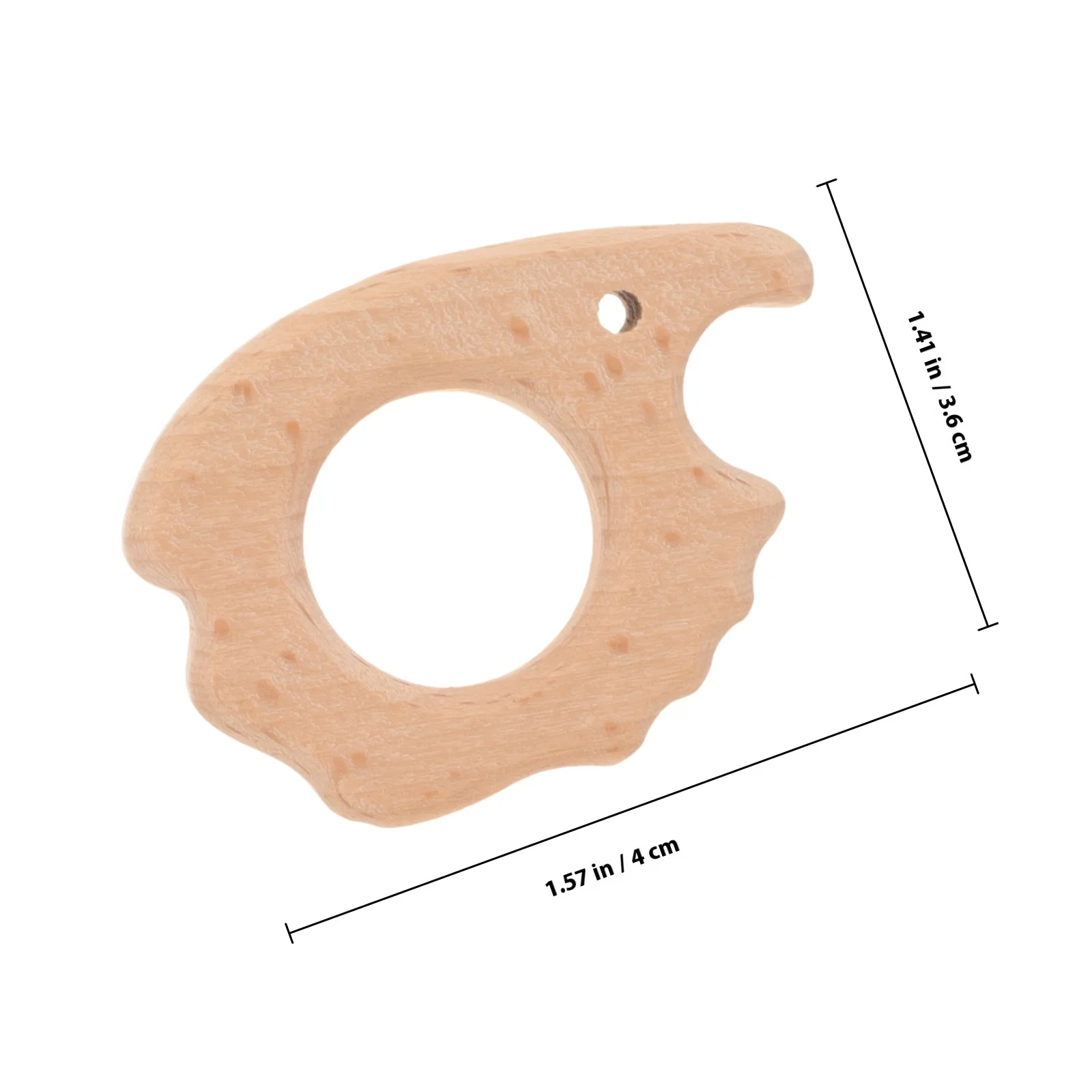 Деревянное кольцо для прорезывания зубов с изображением животных - Фотография_5