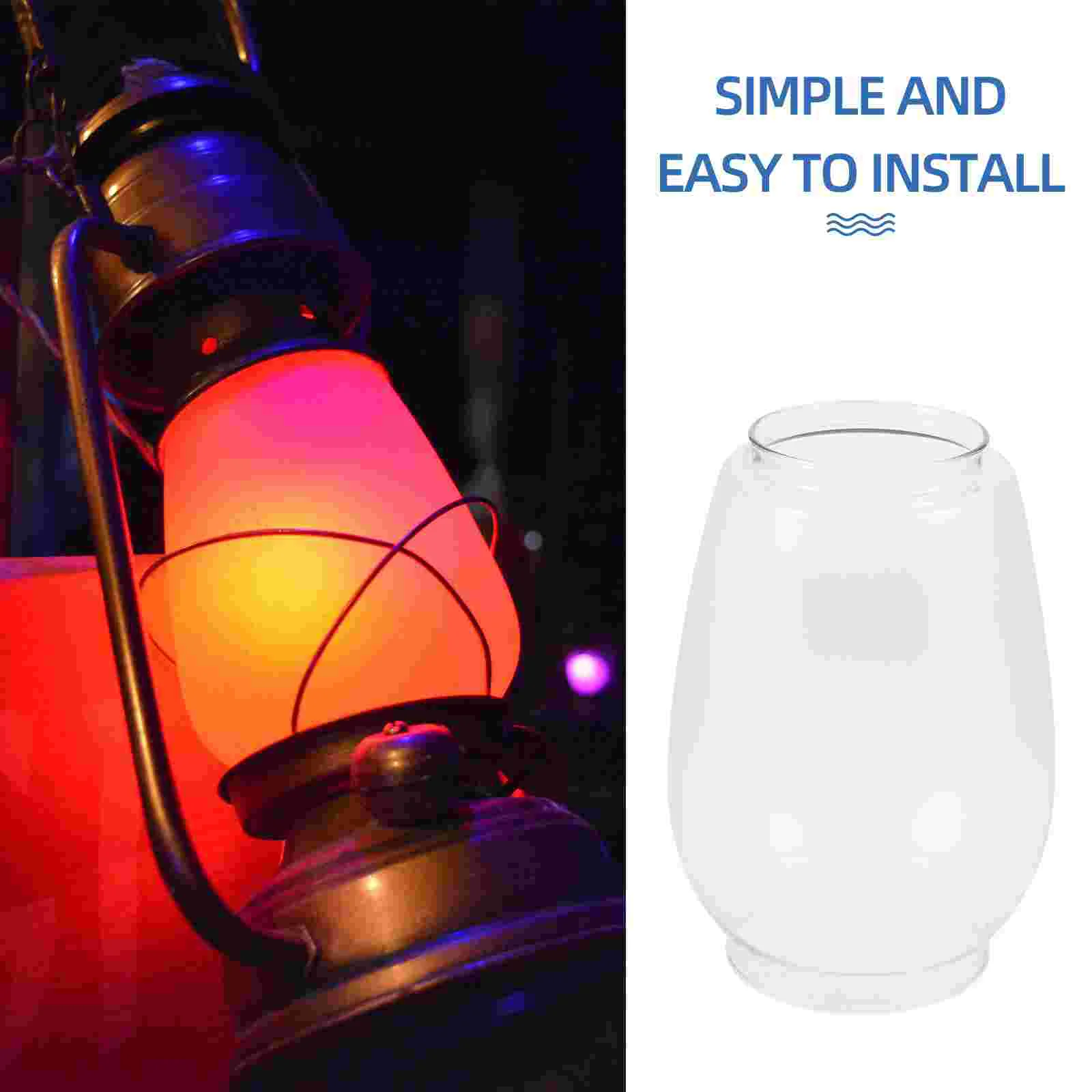 Фонари, стеклянный масляный абажур - Фотография_2