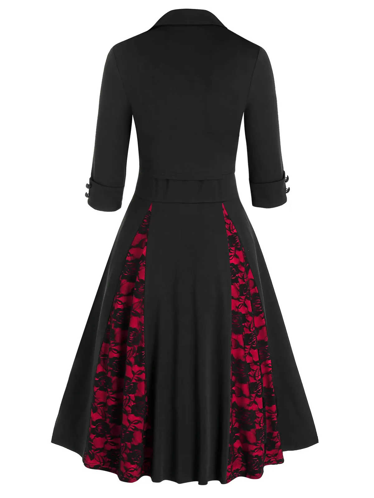 Женское кружевное платье без рукавов - Фотография_5