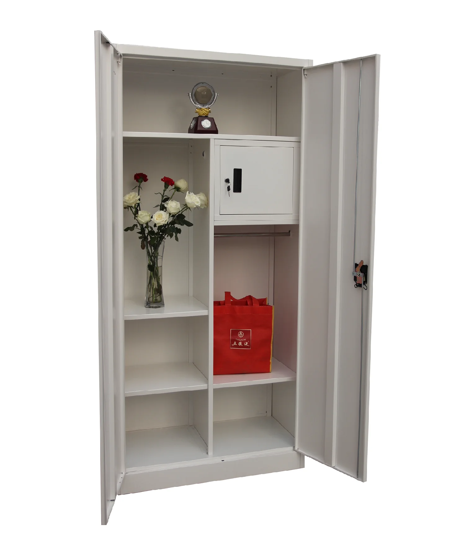 Многофункциональный стальной или железный шкаф almirah